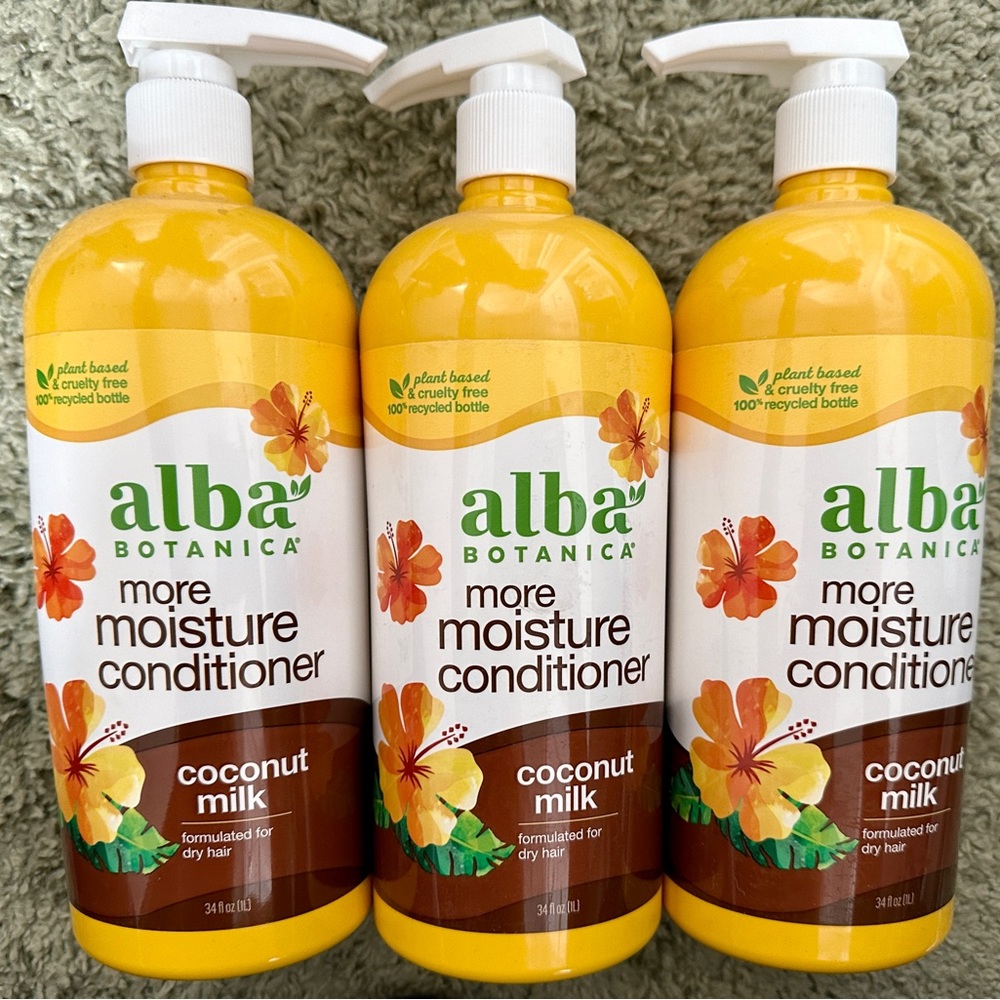 Alba Botanica 1L Conditioner x3